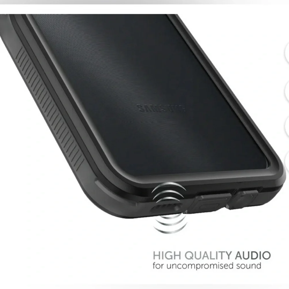 Samsung Galaxy A14 5G Tidal Waterproof Case - Dark Gray/Black New